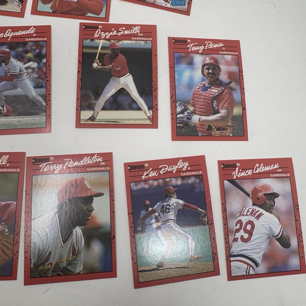 1990 Donruss Baseball Trading Card Lot Of 32 Cards Assorted Players - Picture 6 of 13